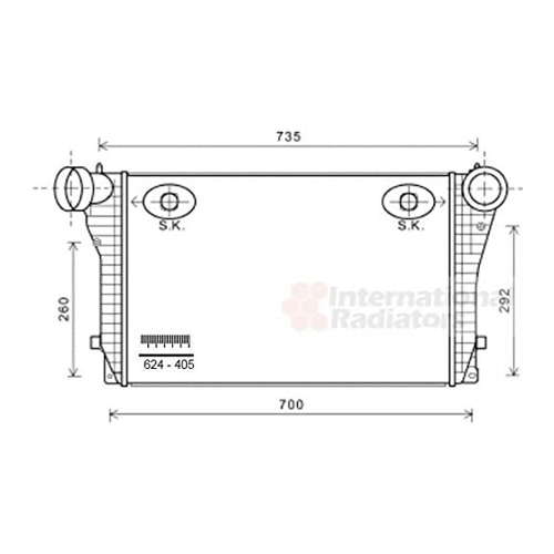 Bild von VAN WEZEL 58004319 Ladeluftkühler für VW Modelle