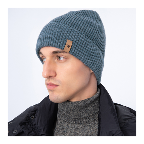 Bild von Wittchen Dunkelblaue Klassische Minimalistische Wintermütze