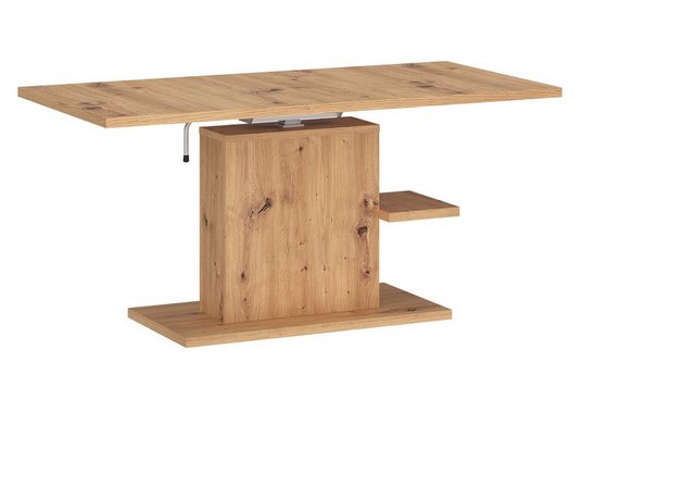 Bild von Meble Wójcik Couchtisch höhenverstellbar bis 73cm, Artisan Eiche Dekor - 110x55/73x65cm BxHxT