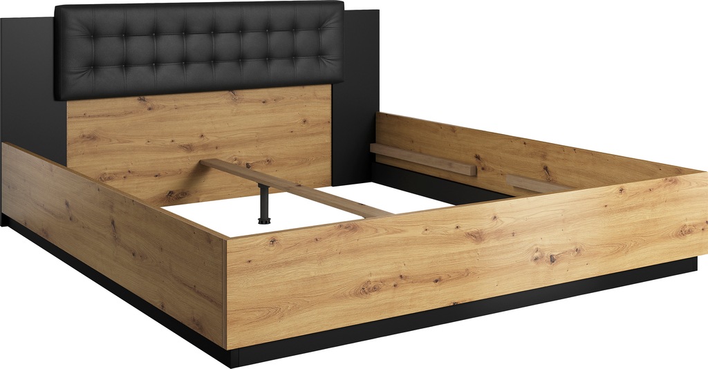 Bild von INOSIGN Bettgestell "Sigma", Doppelbett in zwei Breiten mit gepolstertem Kopfteil