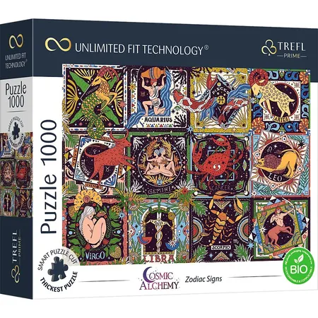 Bild von Trefl Holzpuzzle 1000 Teile - Tierkreiszeichen (1000 Teile)