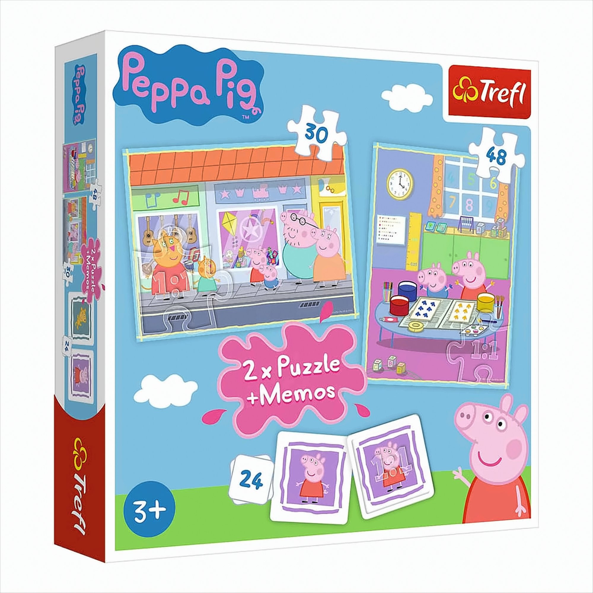 Bild von Trefl PEP 2in1 Puzzles + Memo (30 Teile)