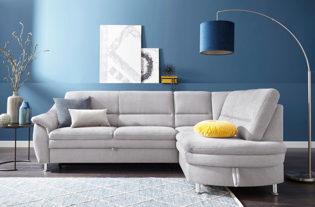 Bild von sit&more Ecksofa "Cardoso L-Form", mit Federkern, wahlweise mit Bettfunktion und Schubkasten