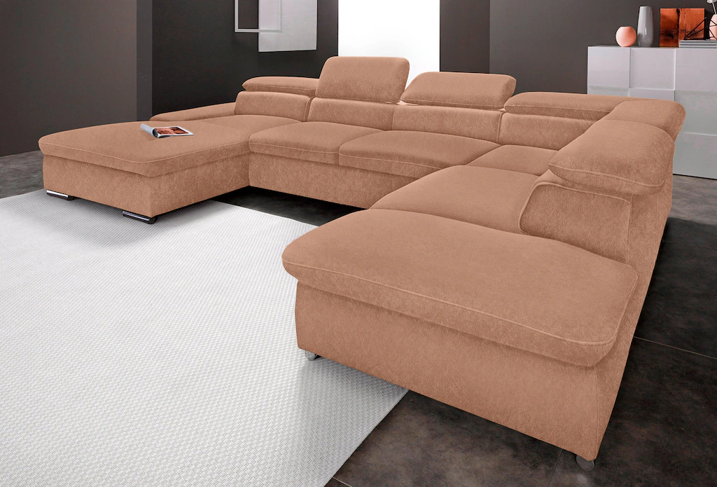 Bild von sit&more Wohnlandschaft "Alcudia U-Form", wahlweise mit Bettfunktion