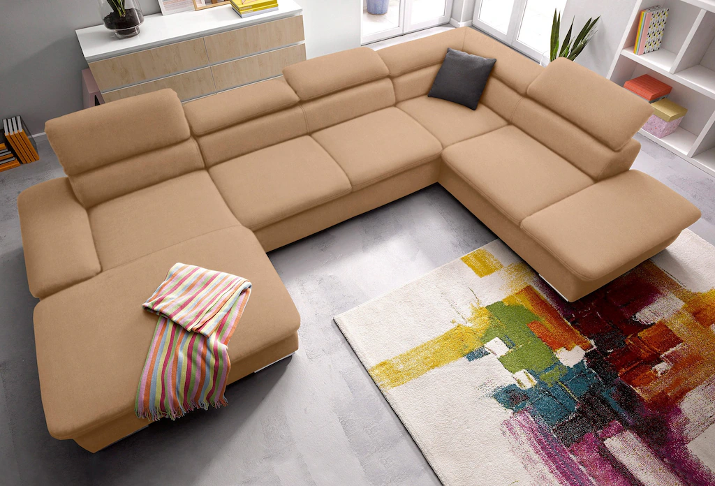 Bild von sit&more Wohnlandschaft "Alcatraz U-Form", wahlweise mit Bettfunktion