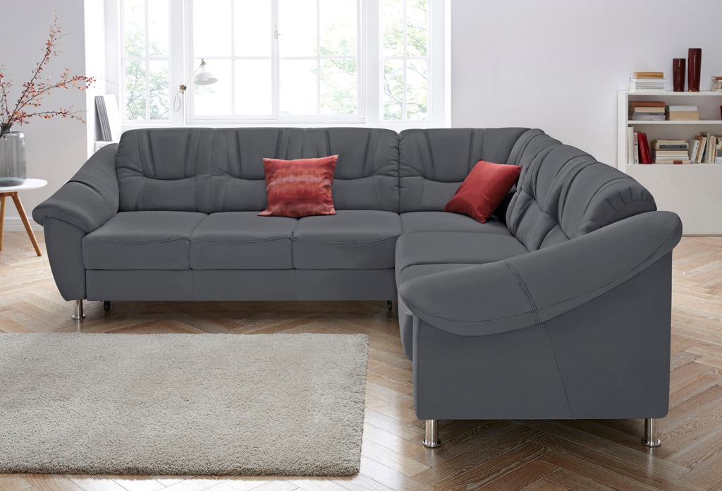 Bild von sit&more Ecksofa "Salsa L-Form", mit Federkern, wahlweise mit Bettfunktion