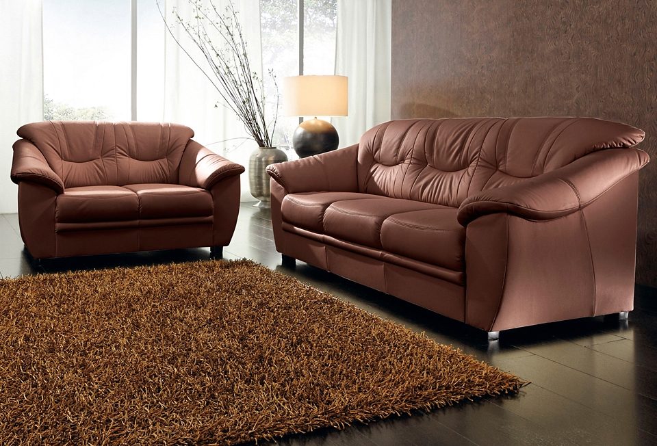Bild von sit&more Polstergarnitur »Top Savona«, Kunstleder SOFTLUX® (2-tlg.), aus je einem 2- und 3-Sitzer