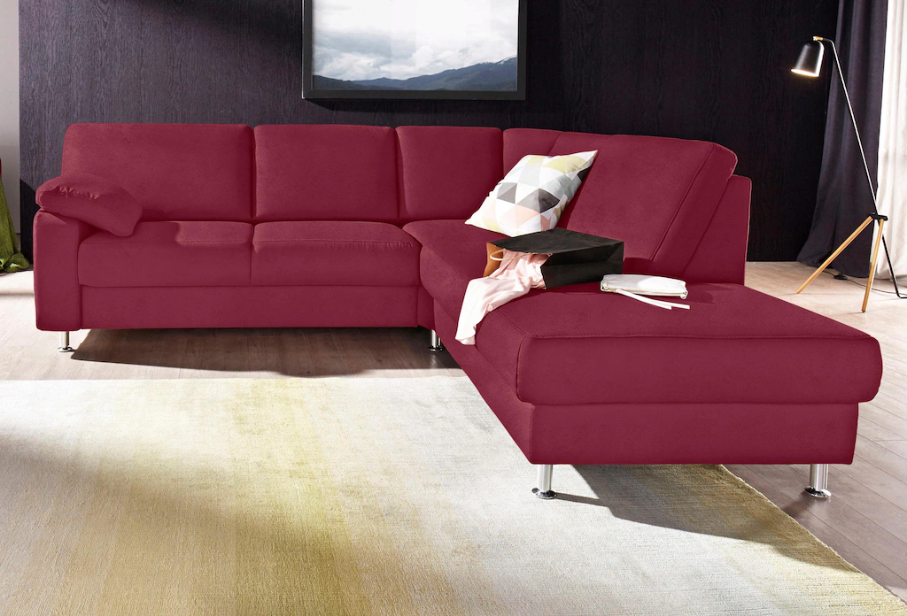 Bild von sit&more Ecksofa "Belfort L-Form", wahlweise mit Vorziehsitz und Bettkasten