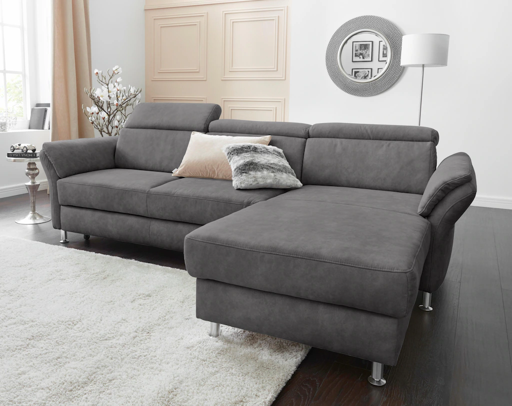 Bild von sit&more Ecksofa "Avignon L-Form", Kopfteilverstellung, wahlweise mit Bettfunktion und Bettkasten