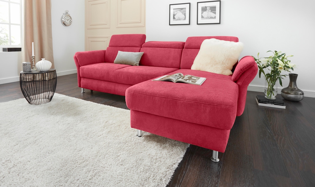 Bild von sit&more Ecksofa "Avignon L-Form", Kopfteilverstellung, wahlweise mit Bettfunktion und Bettkasten