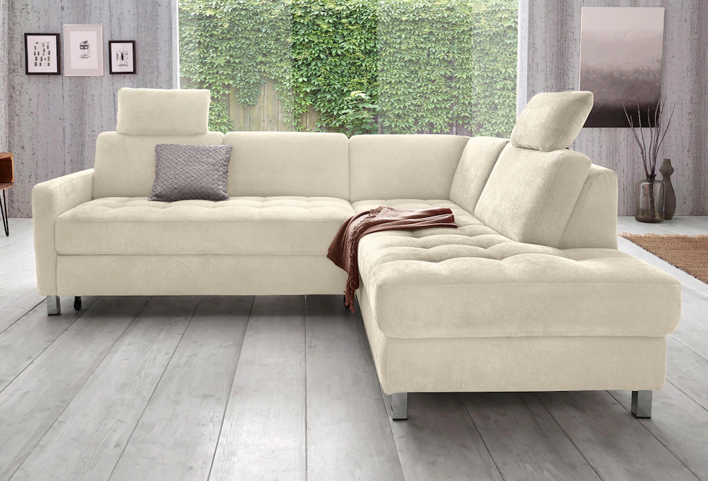 Bild von sit&more Ecksofa "Pablo L-Form", wahlweise mit Bettfunktion