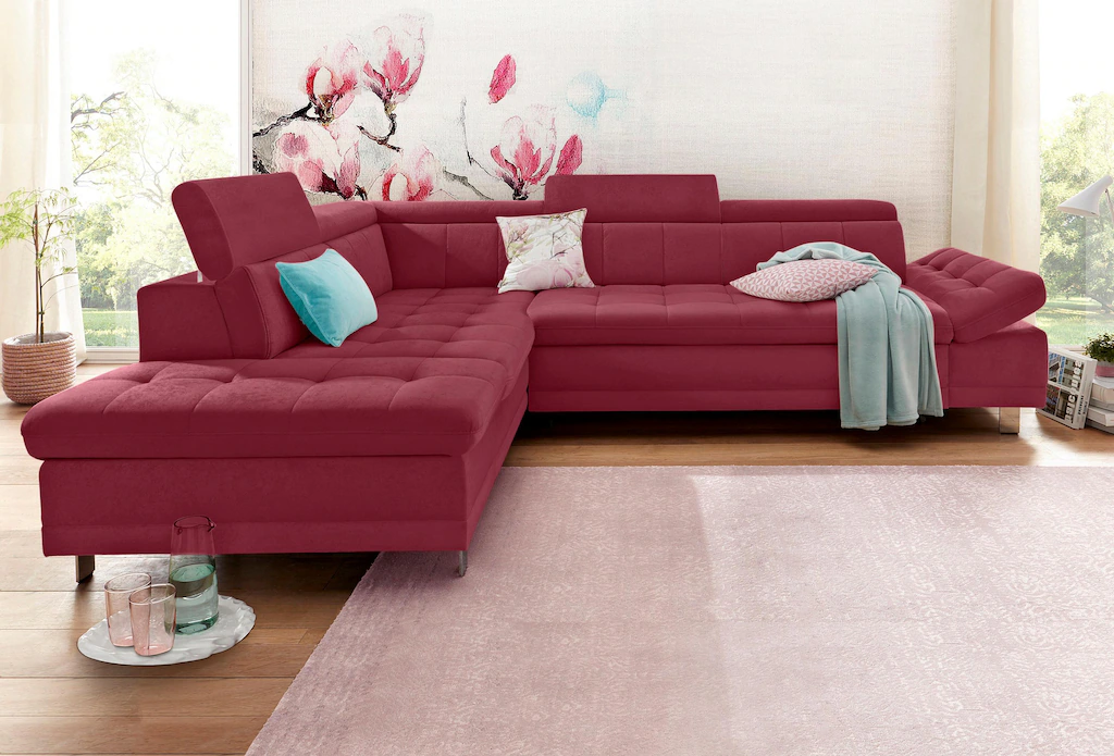 Bild von sit&more Ecksofa "Limit L-Form", wahlweise mit Bettfunktion und Bettkasten