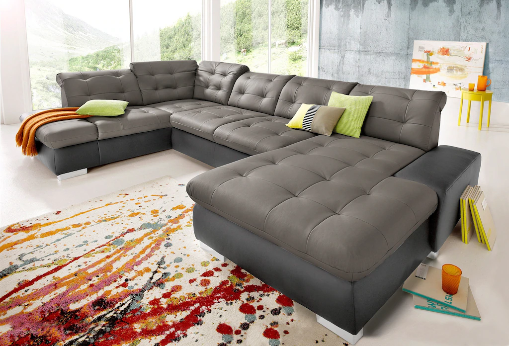 Bild von sit&more Wohnlandschaft "Palomino U-Form", wahlweise in XL oder XXL