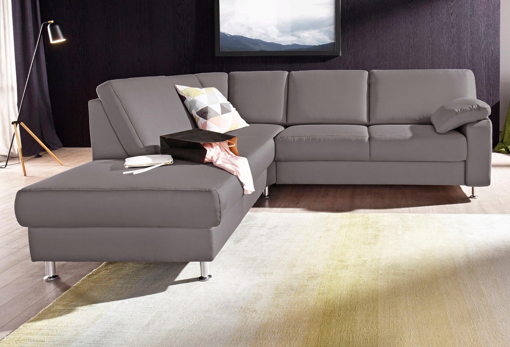 Bild von sit&more Ecksofa "Belfort L-Form", wahlweise mit Vorziehsitz und Bettkasten