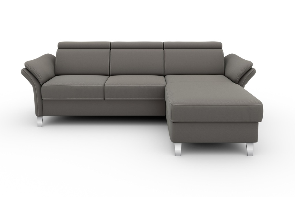 Bild von sit&more Ecksofa "Vincenzo L-Form", inklusive Kopfteilverstellung, wahlweise mit Bettfunktion, Bettkasten