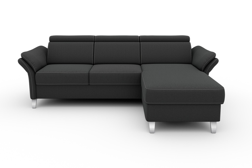 Bild von sit&more Ecksofa "Vincenzo L-Form", inklusive Kopfteilverstellung, wahlweise mit Bettfunktion, Bettkasten