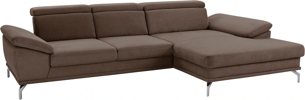 Bild von sit&more Ecksofa "Scorpio L-Form", inklusive Sitztiefenverstellung, wahlweise mit Kopfverstellung