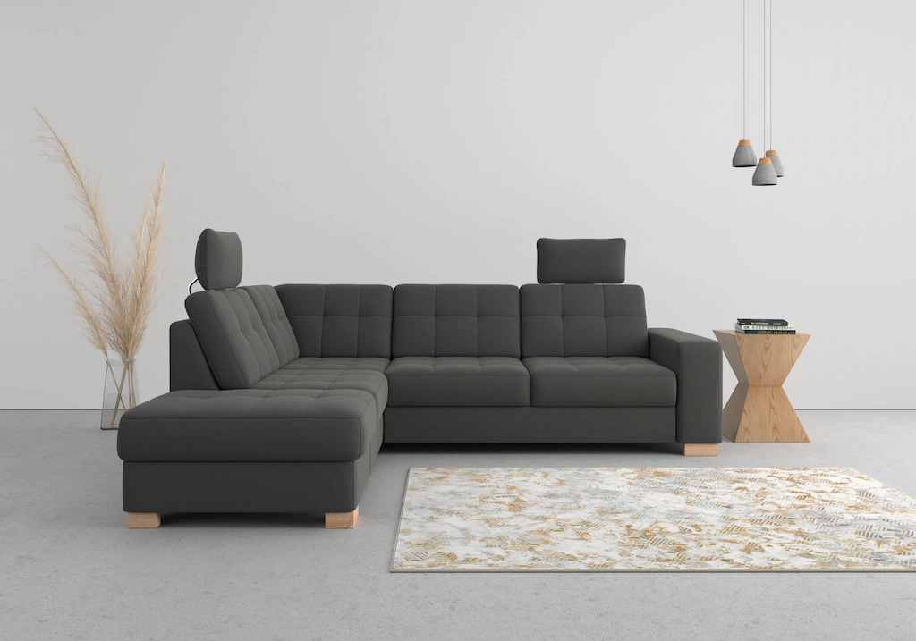 Bild von sit&more Ecksofa "Quincy L-Form", wahlweise mit Bettfunktion und Bettkasten
