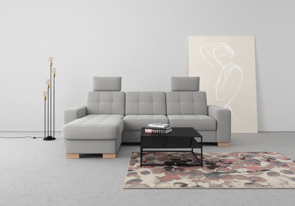 Bild von sit&more Ecksofa "Quincy L-Form", wahlweise mit Bettfunktion und Bettkasten