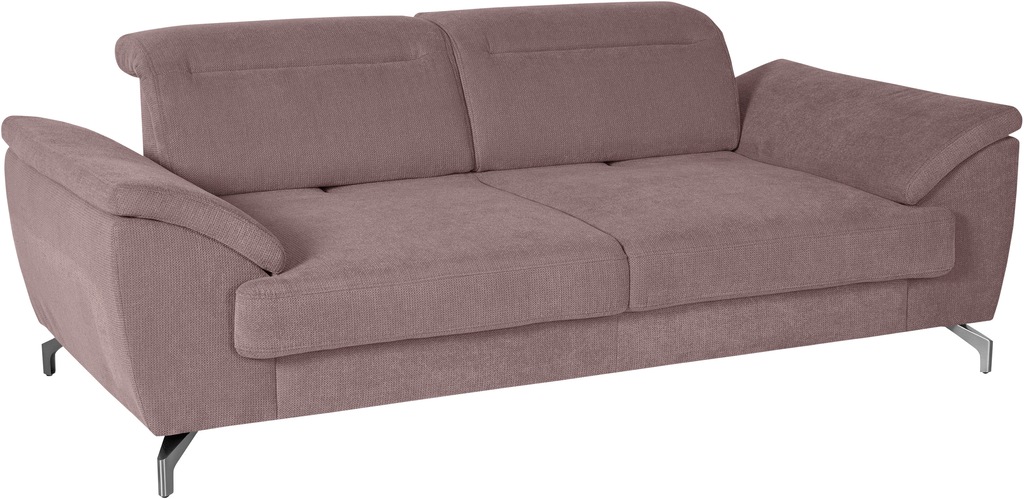 Bild von sit&more 2,5-Sitzer "Percy", 12 cm Fußhöhe, Sitztiefenverstellung, wahlweise Kopfteilverstellung