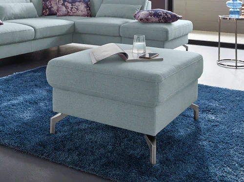 Bild von sit&more Hocker "Percy", Fußhöhe 15cm, wahlweise mit unterschiedlichen Fußfarben