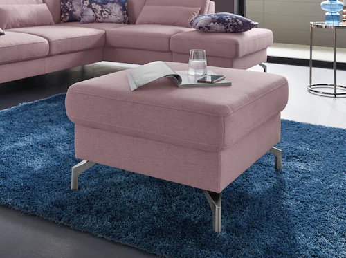 Bild von sit&more Hocker "Percy", Fußhöhe 15cm, wahlweise mit unterschiedlichen Fußfarben