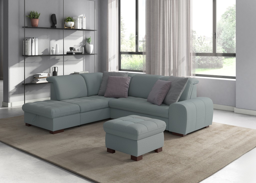 Bild von sit&more Ecksofa "Luxor L-Form", wahlweise mit Bettfunktion, Stauraum und Kopfteilverstellung