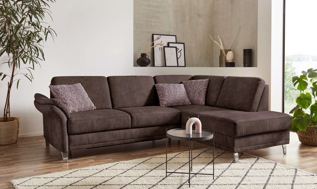 Bild von sit&more Ecksofa "Clio L-Form", wahlweise mit Bettfunktion und Bettkasten, inklusive Federkern