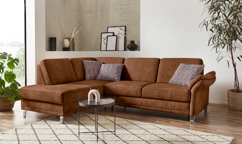 Bild von sit&more Ecksofa "Clio L-Form", wahlweise mit Bettfunktion und Bettkasten, inklusive Federkern