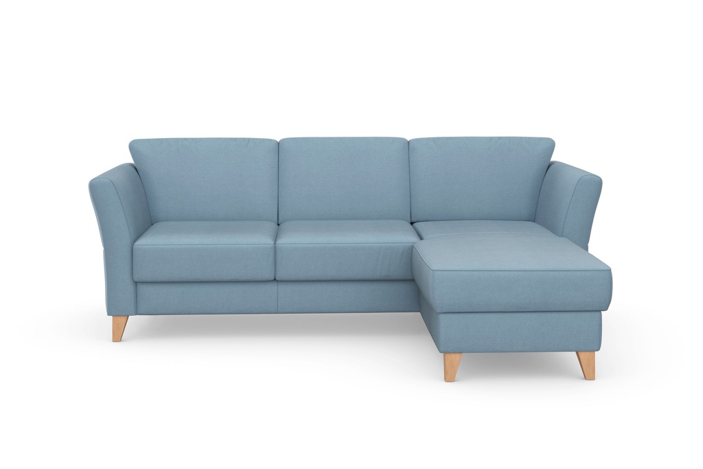 Bild von sit&more Ecksofa "Visby L-Form", Wahlweise mit Bettfunktion und Bettkasten, frei im Raum stellbar
