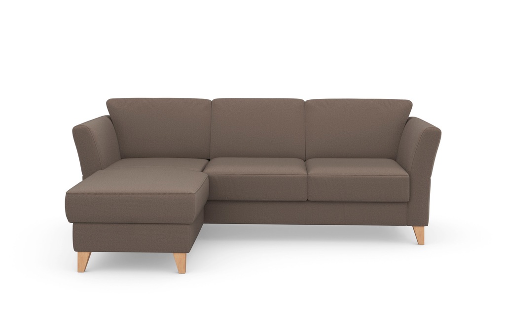 Bild von sit&more Ecksofa "Visby L-Form", Wahlweise mit Bettfunktion und Bettkasten, frei im Raum stellbar