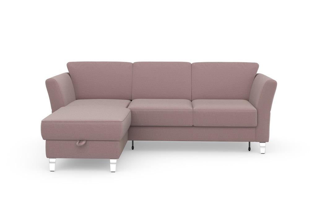 Bild von sit&more Ecksofa "Visby L-Form", wahlweise mit Bettfunktion und Bettkasten, frei im Raum stellbar