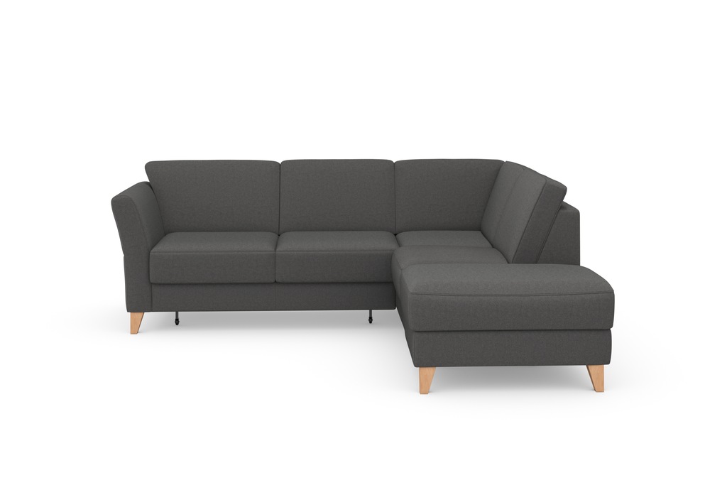 Bild von sit&more Ecksofa "Visby L-Form", Wahlweise mit Bettfunktion und Stauraum, frei im Raum stellbar