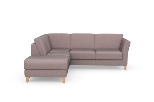 Bild von sit&more Ecksofa "Visby L-Form", Wahlweise mit Bettfunktion und Stauraum, frei im Raum stellbar