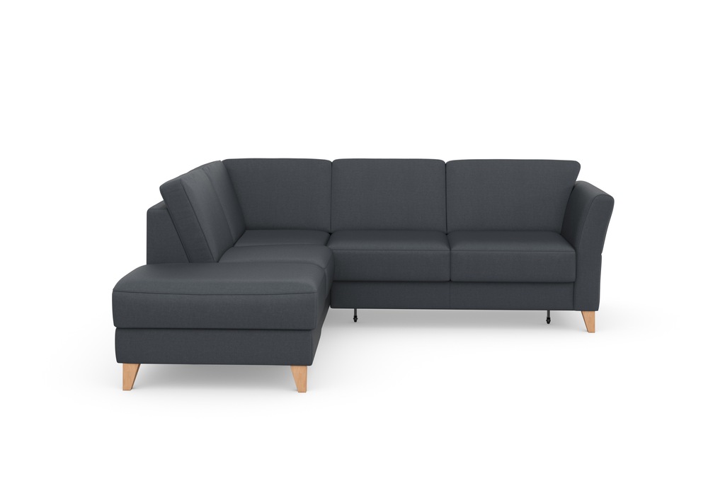 Bild von sit&more Ecksofa "Visby L-Form", Wahlweise mit Bettfunktion und Stauraum, frei im Raum stellbar