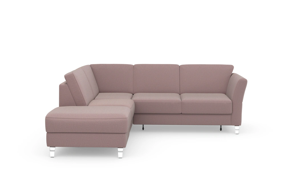 Bild von sit&more Ecksofa "Visby L-Form", Wahlweise mit Bettfunktion und Stauraum, frei im Raum stellbar