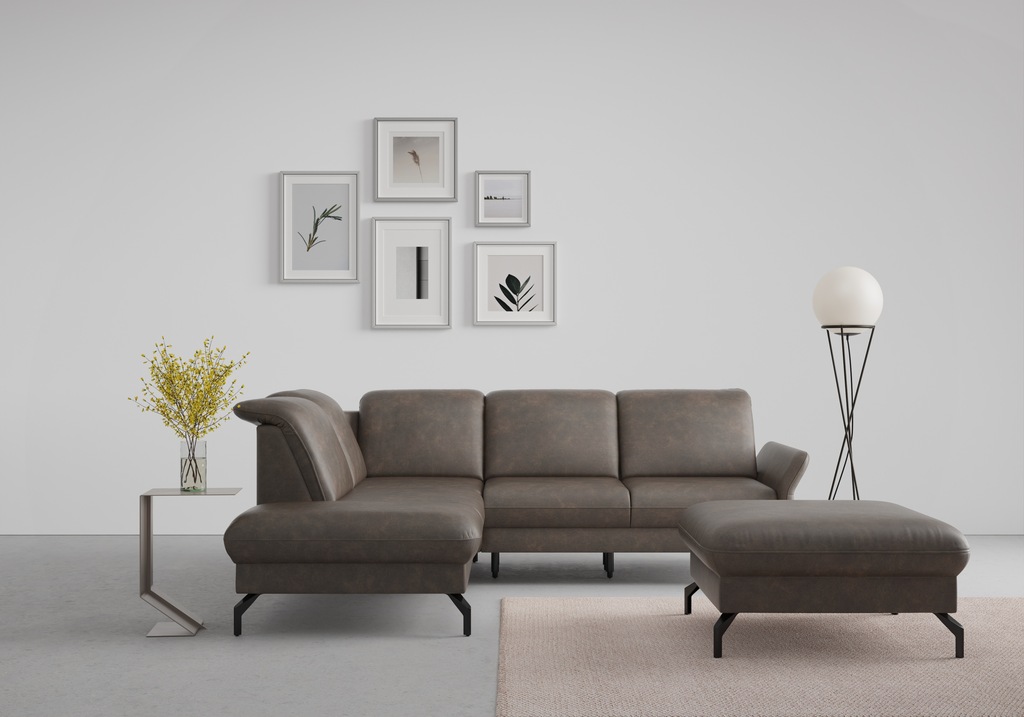 Bild von sit&more Ecksofa "Fashion L-Form", wahlweise mit Kopfteilverstellung und Vorziehsitz, motorisch