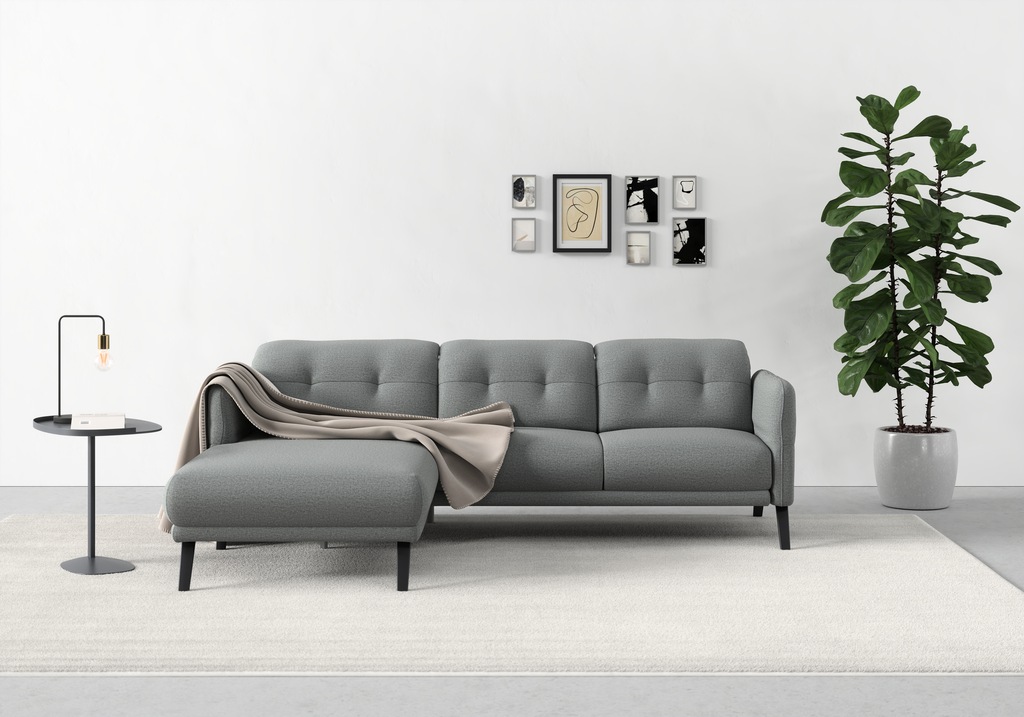 Bild von sit&more Ecksofa "Scandia L-Form", Wahlweise mit Kopfteilverstellung und Armteilfunktion