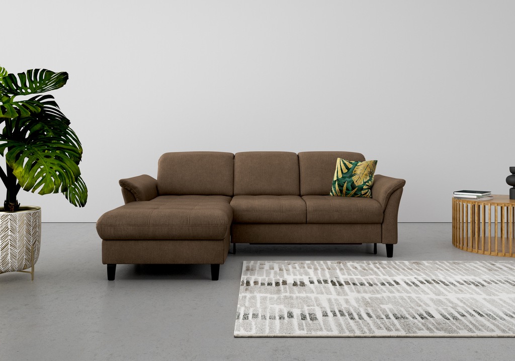 Bild von sit&more Ecksofa "Maggiore L-Form", wahlweise mit Kopfteilverstellung, Bettfunktion und Bettkasten