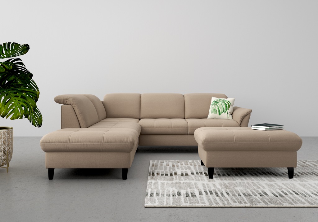 Bild von sit&more Ecksofa "Maggiore L-Form", wahlweise mit Kopfteilverstellung, Bettfunktion und Stauraum
