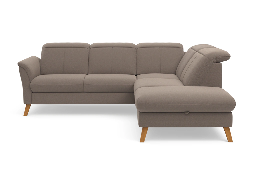 Bild von sit&more Ecksofa "Romero L-Form", wahlweise mit oder ohne TV-Funktion, Bettfunktion, Bettkasten