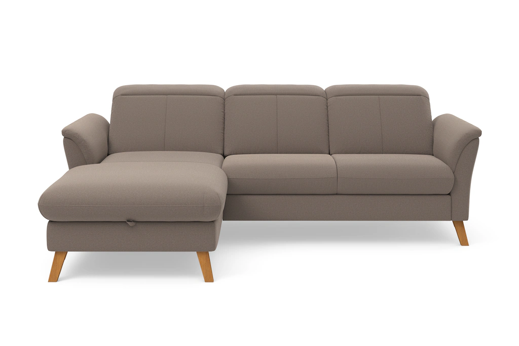 Bild von sit&more Ecksofa "Romero L-Form", wahlweise mit oder ohne Relax-Funktion, Bettfunktion, Bettkasten