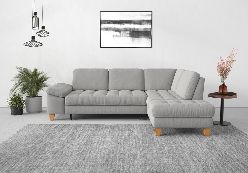 Bild von sit&more Ecksofa "Westham L-Form", mit Ottomane, mit oder ohne Bettfunktion, Bettkasten, Verstellung