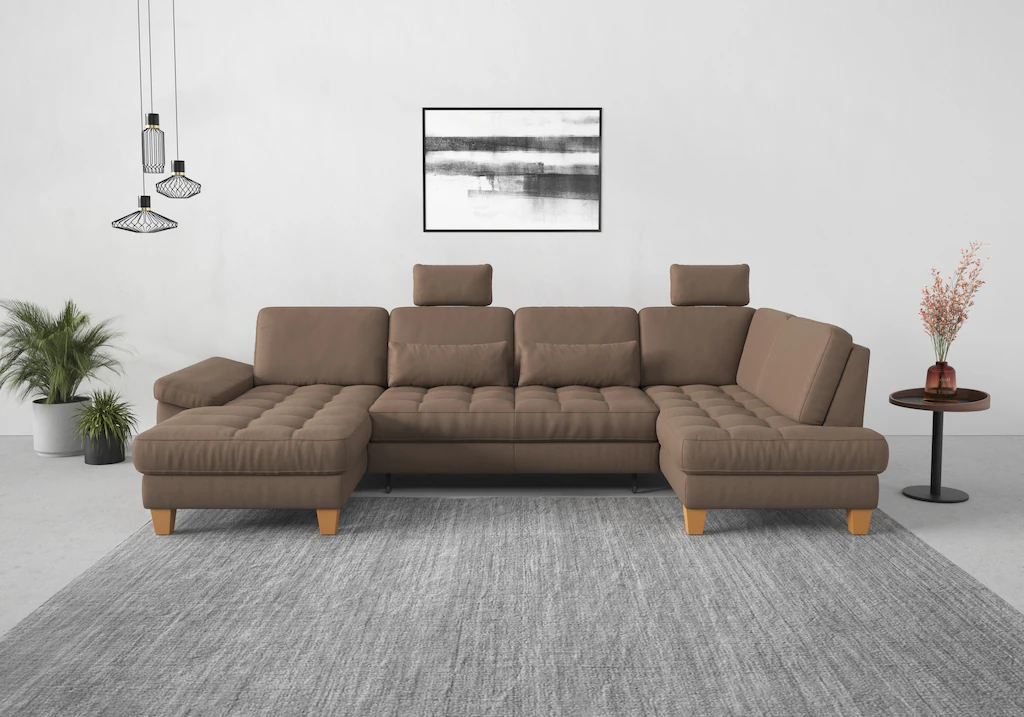 Bild von sit&more Wohnlandschaft "Westham U-Form", wahlweise mit Bettfunktion, Bettkasten, Sitztiefenverstellung