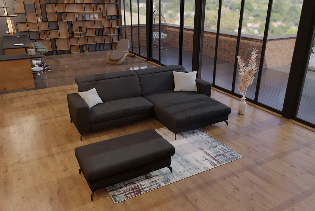 Bild von sit&more Ecksofa "Bolero L-Form"