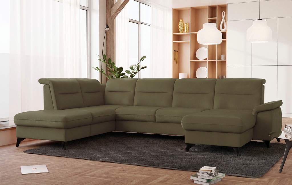 Bild von sit&more Wohnlandschaft "Astoria U-Form", wahlweise mit motorischer Relaxfunktion