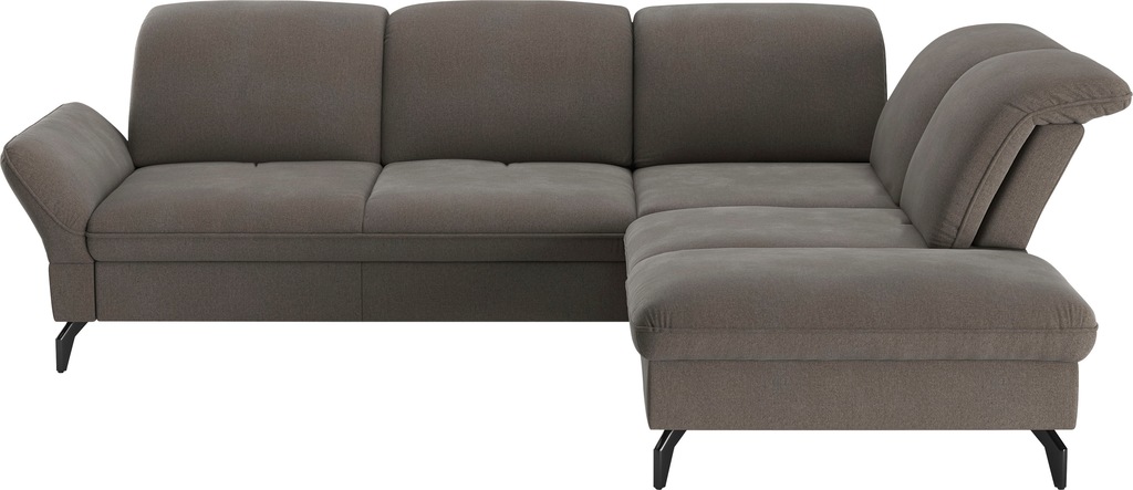 Bild von sit&more Ecksofa "Leandro L-Form", Wahlweise mit Bett-, Kopfteil - und Armlehnfunktion, sowie Stauraum