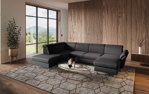 Bild von Home affaire Wohnlandschaft "Calypso U-Form", wahlweise mit motorischer Relaxfunktion