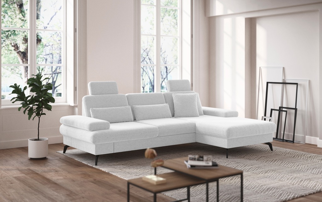 Bild von sit&more Ecksofa "Morris L-Form inkl. Sitztiefenverstellung", wahlweise mit Bettfunktion, Bettkasten und Armteilverstellung