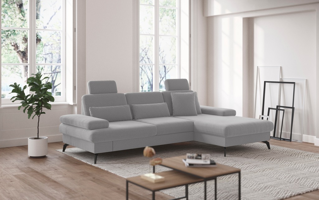 Bild von sit&more Ecksofa "Morris L-Form inkl. Sitztiefenverstellung", wahlweise mit Bettfunktion, Bettkasten und Armteilverstellung